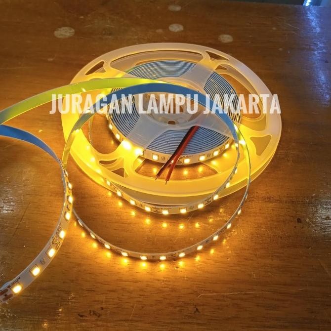 Lampu Led Strip Kuning Gold 12 Volt 120 Led 2835 Led Strip Kuning 12V