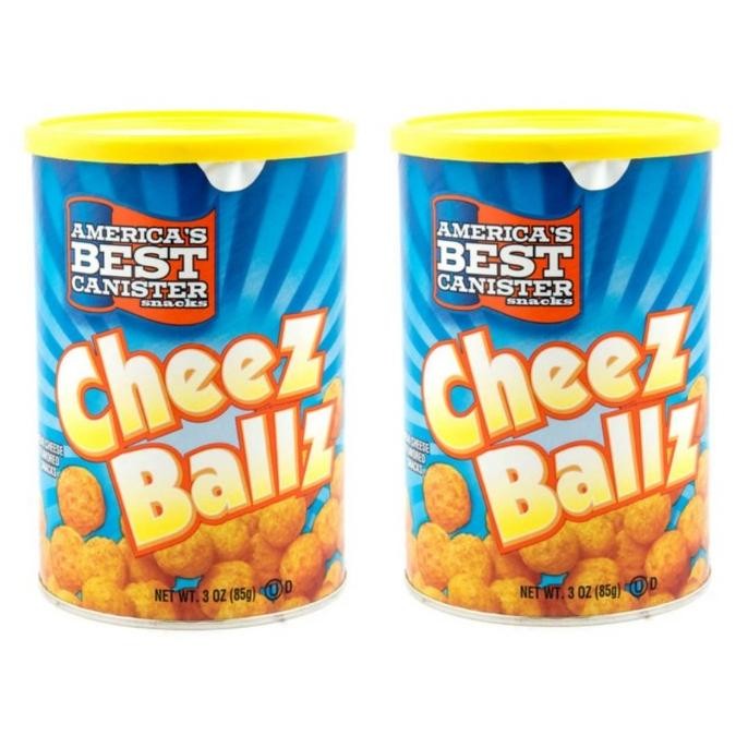 

stav [bundle of 2] cheez ballz americas best canister snacks 85 gram usa