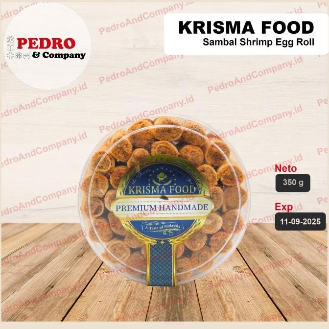 

stav krisma food preum sambal shrimp egg roll 350 gram