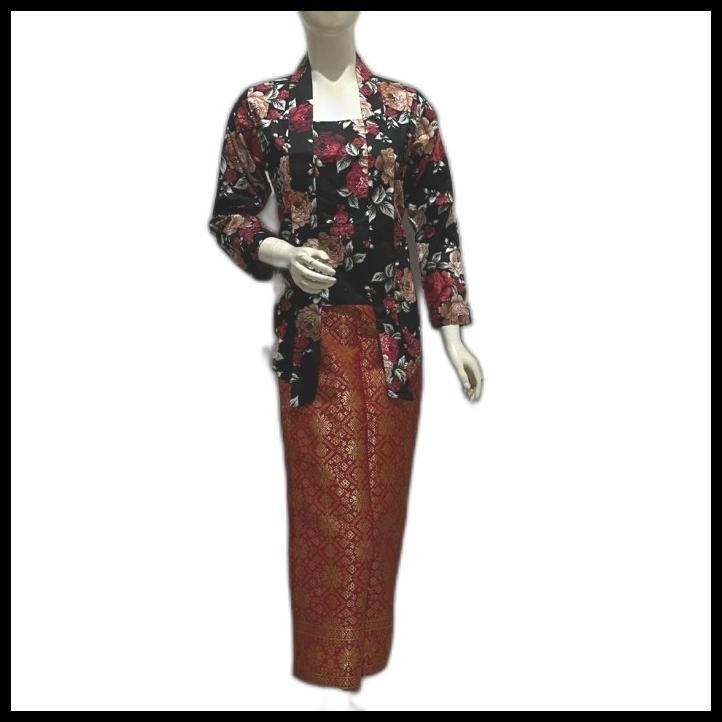 Atasan Kebaya Kutubaru Bunga/ Kutubaru Lurik Modern/ Kutubaru Jumputan Motif Bunga/ Kutubaru Bali Be