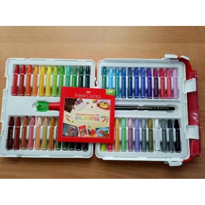 

Crayon oil pastel 48 warna Faber castell