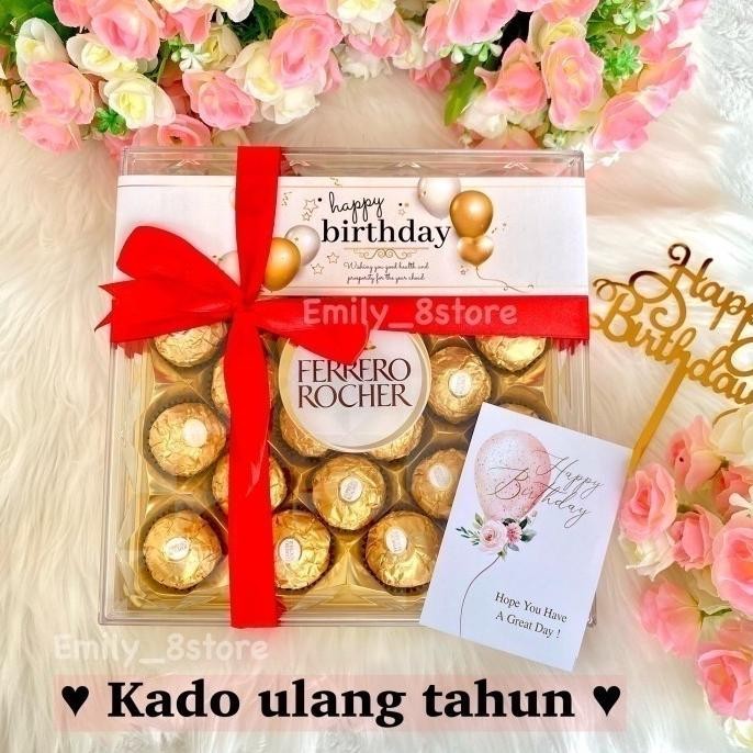 

KADO COKLAT FERRERO KADO ULANG TAHUN VALENTINE ANNIVERSARY NATAL ES77