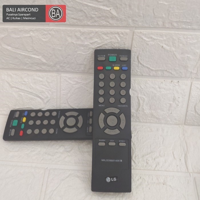 Remote Remot TV Tabung LG MKJ339881406 Black Pearl Slim Flat