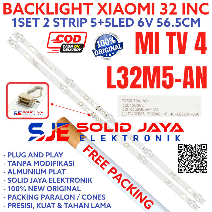 Backlight Led Tv Xiaomi 32 Inc L32M5An Mi4 4A Mi 4 Lampu Bl 5K 6V Inch