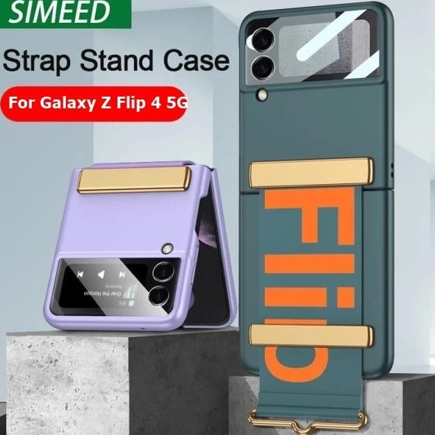 Case Samsung Galaxy Z flip 4 Tali Boneka Lucu Hard Casing Silikon HP