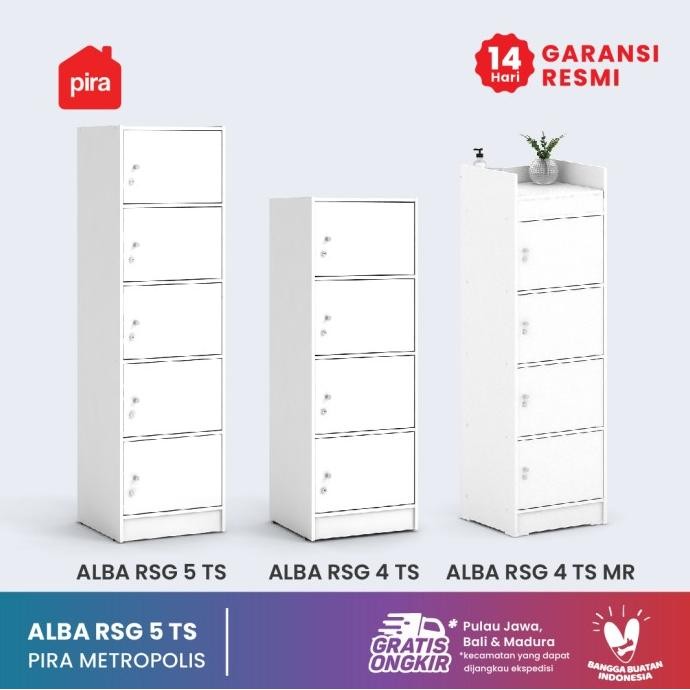 

Pira Metropolis - Alba Rsg 5 Ts Lemari Susun / Bufet
