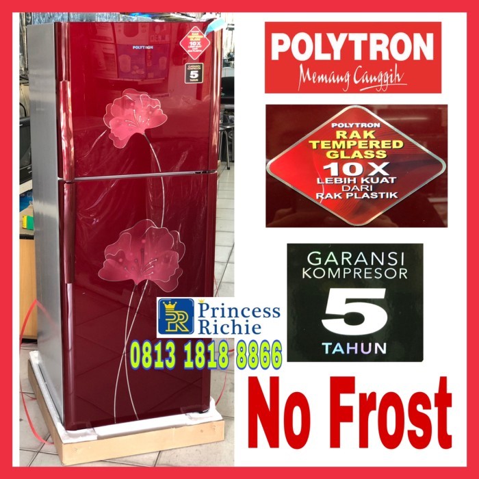 Kulkas polytron PRM 21BNR New belleza