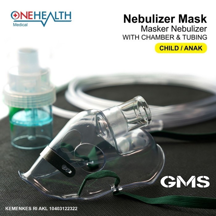 Masker Nebulizer Anak / Masker Uap / Nebulizer Mask
