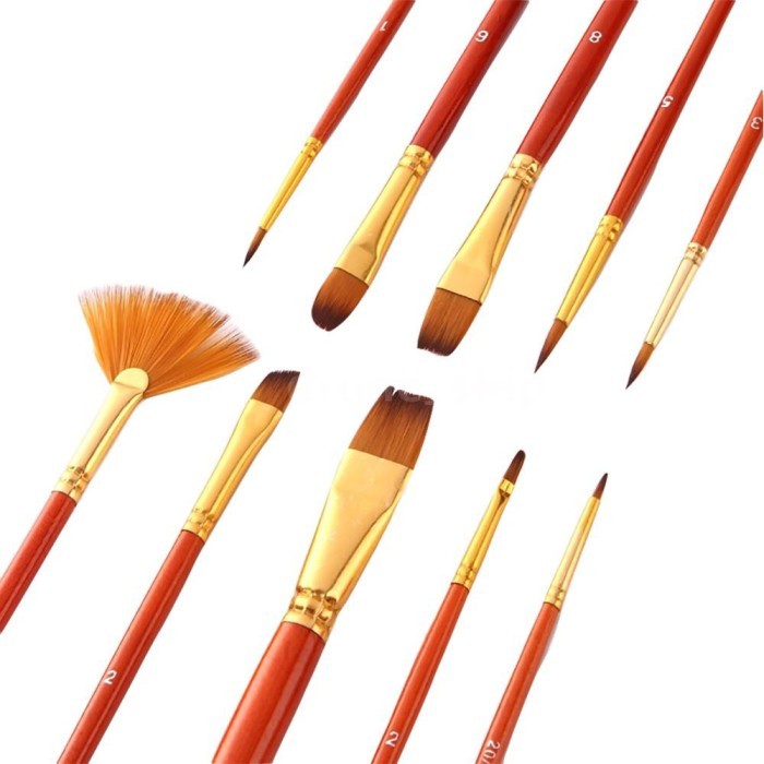 

KUAS LUKIS SET 1OPCS PAINT BRUSH KIT PERALATAN MELUKIS SENI ART DIY
