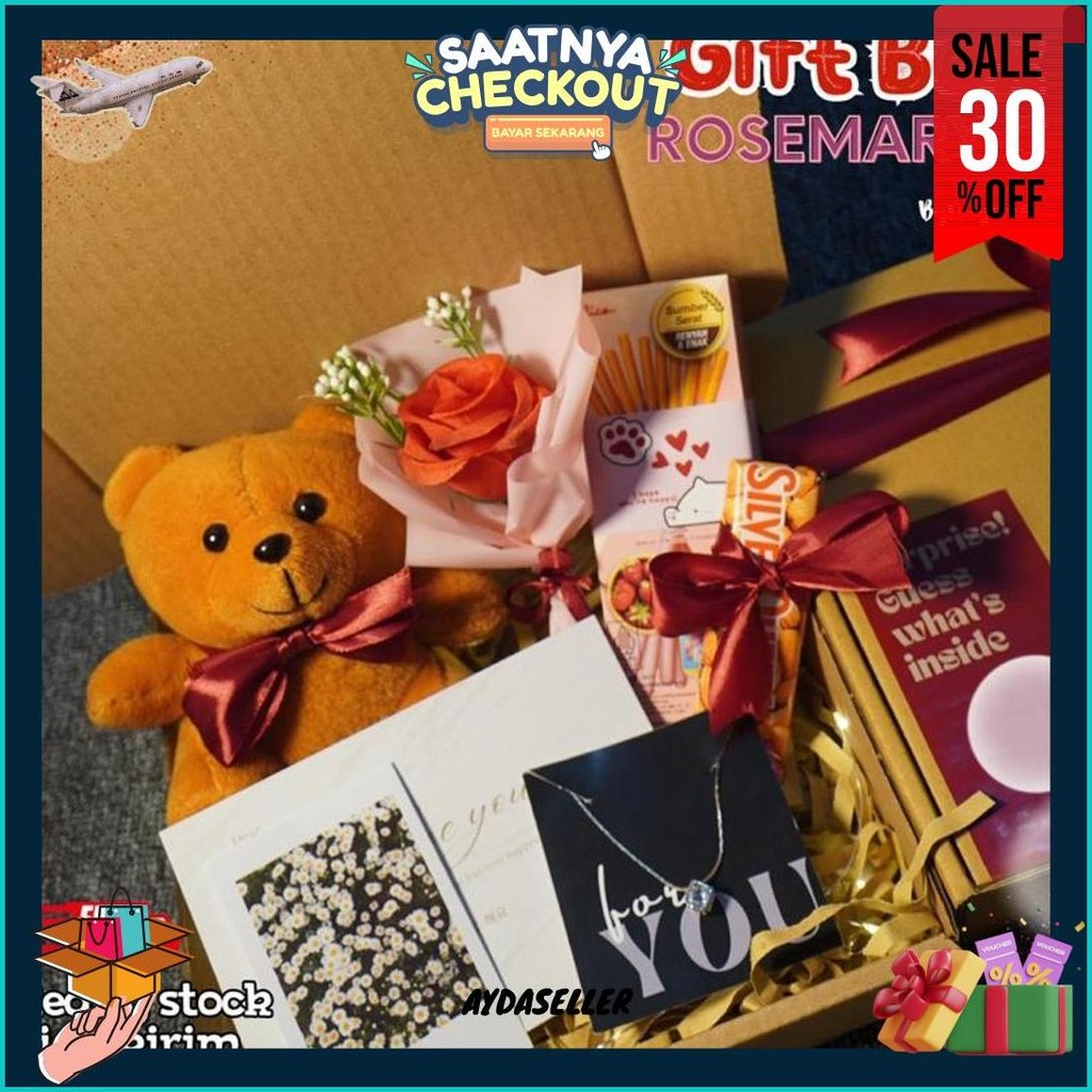 

Hampers Snack Box Cokelat Kado Ulang Tahun Valentine Wisuda Anniversary Gift Box Hadiah Set Kado Hari Guru Hari Ibu Rosemary Bisa Cod