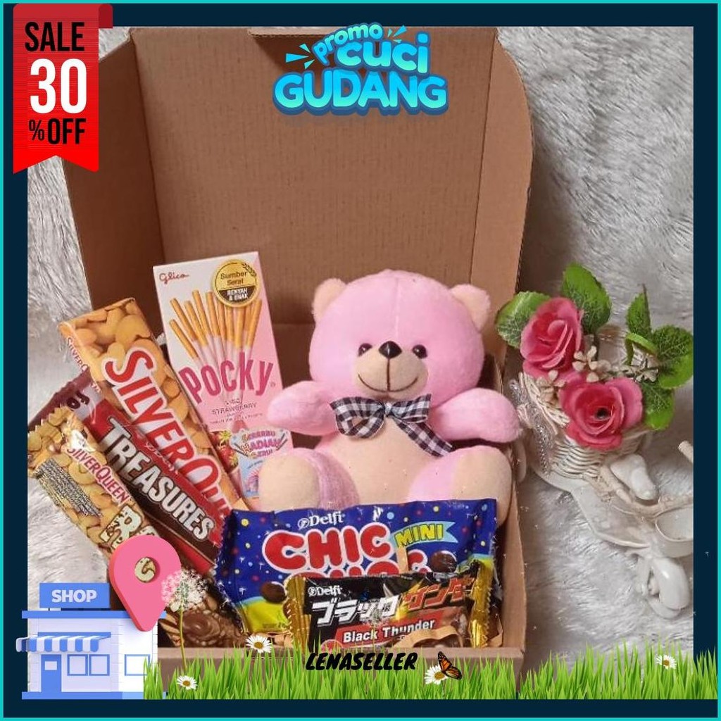 

Hampers Coklat Boneka Kado Ulang Tahun Wisuda Aniversary Valentine Gift Box Terlaris