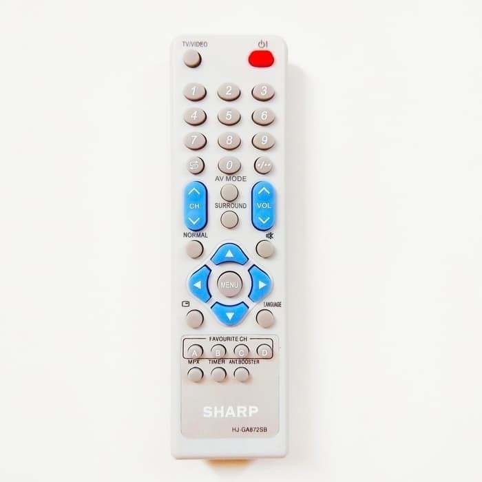 REMOT REMOTE TV SHARP ALEXANDER SLIM TABUNG FLAT GA872SB