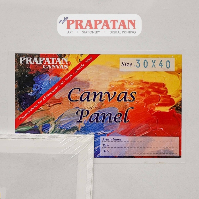 

Canvas Panel Prapatan 30x40cm / Kanvas Lukis Panel