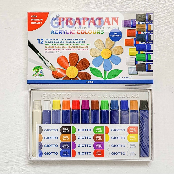 

Cat Akrilik Set Giotto 12x12ml | Giotto Acrylic Set