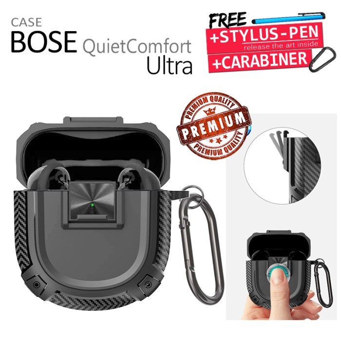 Bose QuietComfort Ultra Earbuds - Full Protection Armor Case TWS Bluetooth