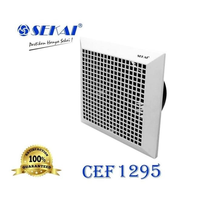 Sekai Cef 1295 Ceiling Exhaust Fan 12 Inch Hexos Plafon / Kamar Mandi