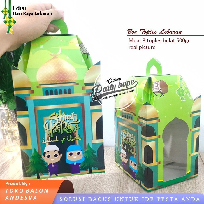 

PROMO ISI 12 BOX KUE LEBARAN / HAMPERS TOPLES HARI RAYA IDUL FITRI PREMIUM XDH98