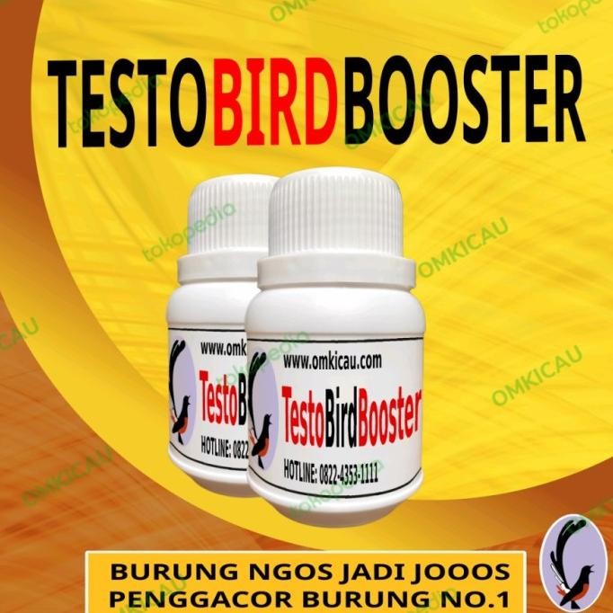 Omkicau Testo Bird Booster 25 Gr Atasi Macet Bunyi / Ngeriwik Terus
