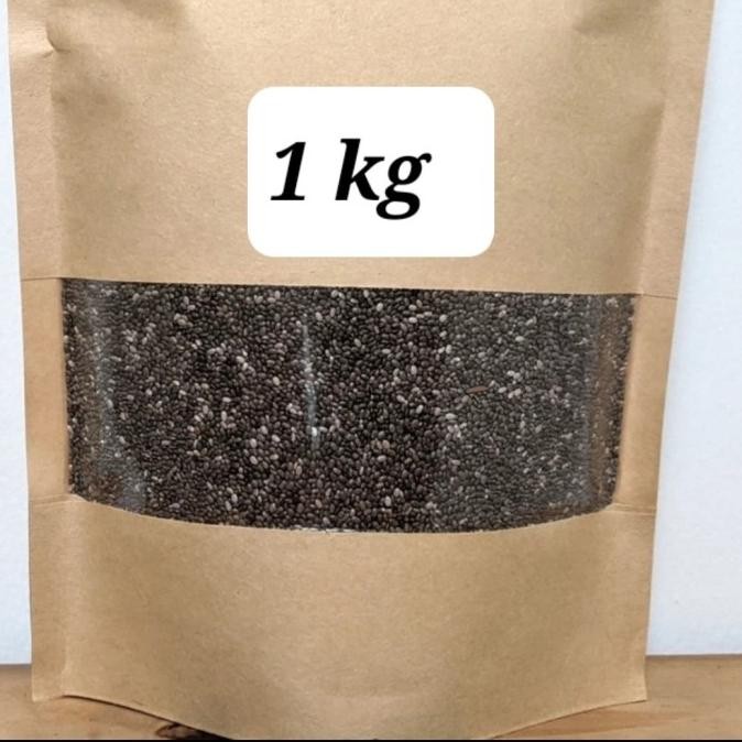 

THEO BIJI CHIA SEED 1 KG ORGANIK BLACK CHIASEED NATURAL SUPER FOOD
