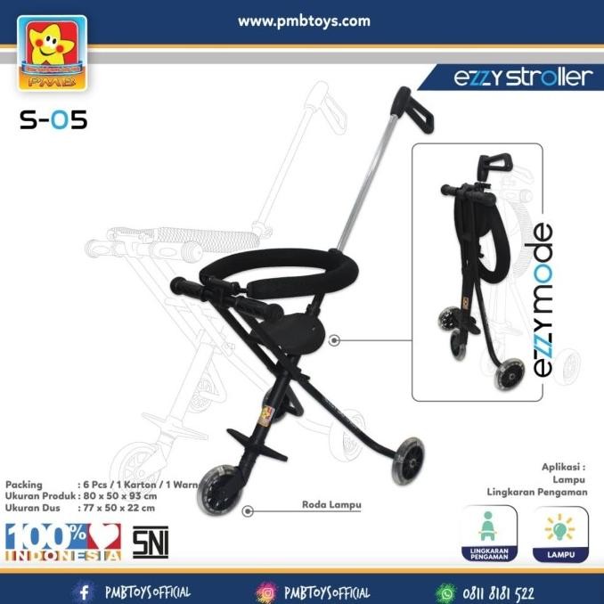 Magic Stroller Pmb Roda 3 / Stroller Balita / Kereta Dorong Bayi