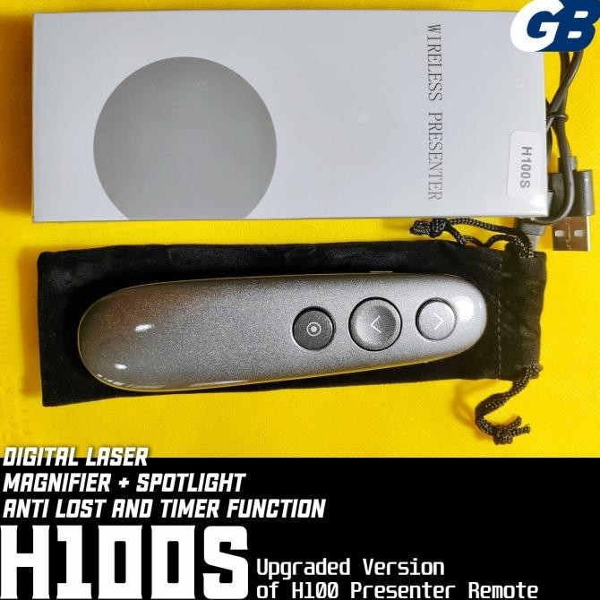 Avatto H100 Digital Laser Spotlight Magnify Wireless Presenter Pointer