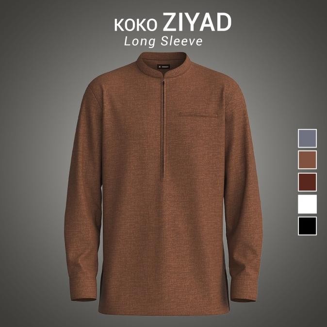 BROGUY KEMEJA KOKO PRIA DEWASA LENGAN PANJANG ZIYAD