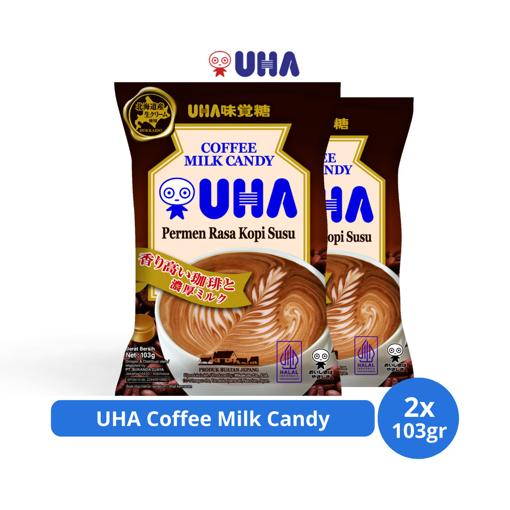 

UHA Coffee Milk Candy 103gr x 2 pcs