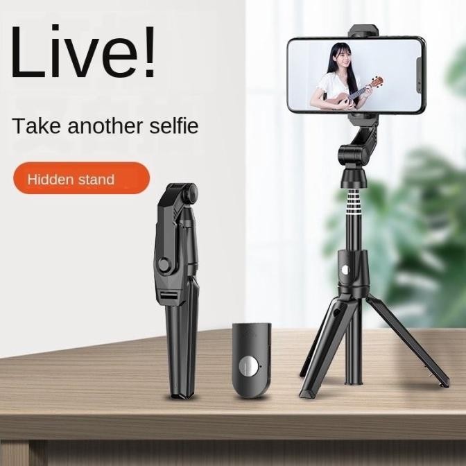 K21 SELFIE STICK / TONGSIS BLUETOOTH SHUTTER TRIPOD HOLDER