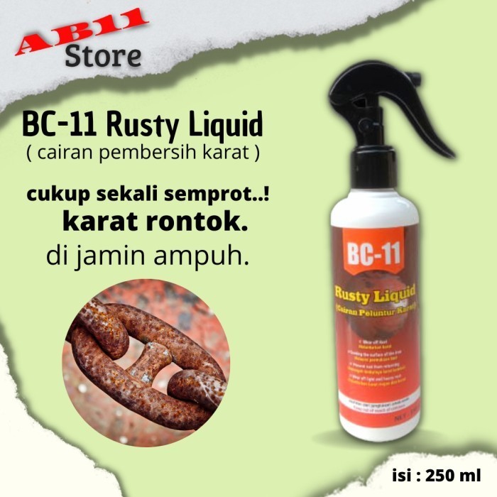 Cairan pembersih karat penghilang karat besi mesin knalpot mobil ampuh