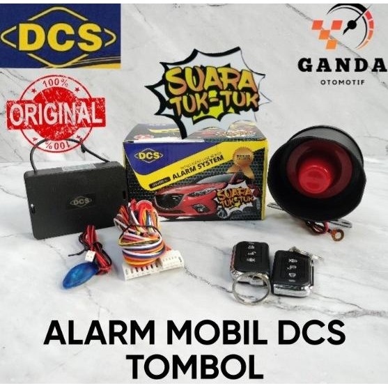 Alarm Mobil Model Remot Tombol Dcs Universal 1 Set Original