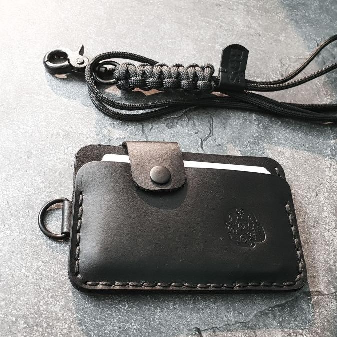 

BDS METRO Leather Wallet Lanyard ID card Holder , double function