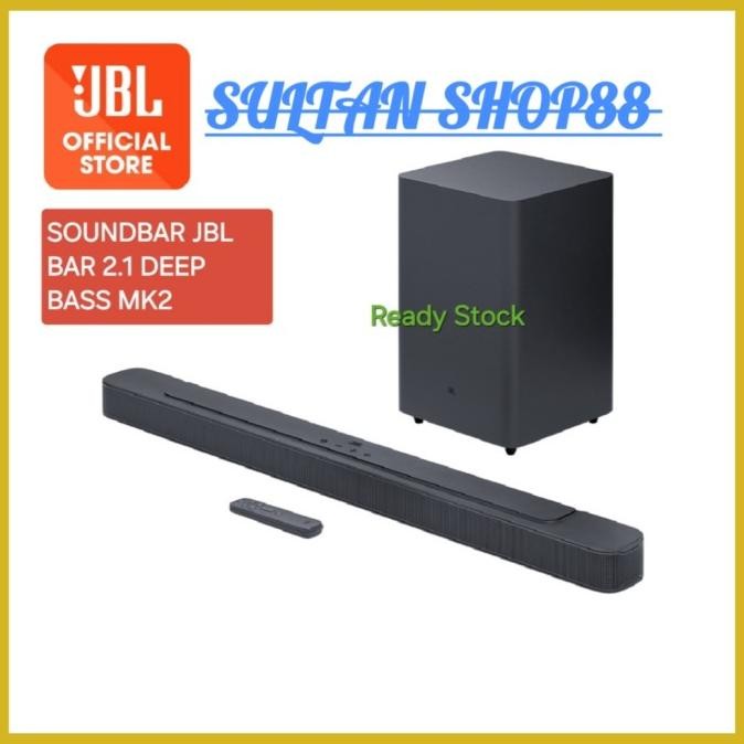 NEW JBL SOUNDBAR BAR 2.1 DEEP BASS SOUNDBAR SURROUND WIRELESS SUBWOOFER