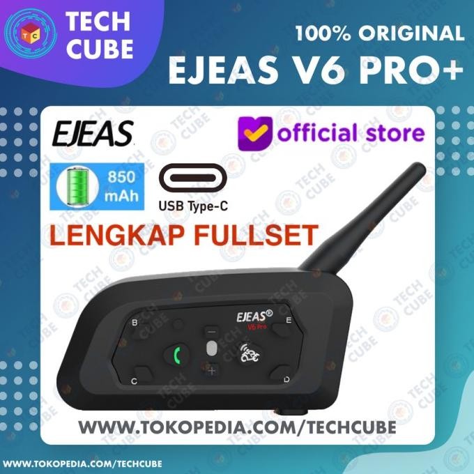 Bluetooth Intercom V6 Vnetphone 6 Riders 1200M For Helmet Sena Killer