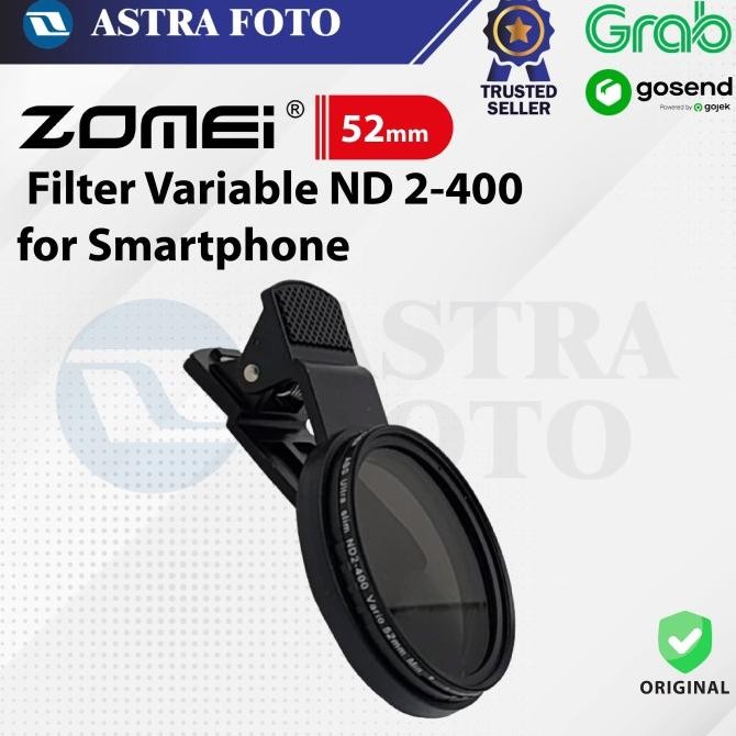 Sale Zomei Filter Smartphone Variable Nd2-400 For Iphone & Android Hp Handphone Filter Clip Nd 2-400