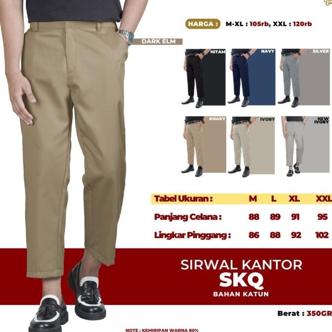 Celana Sirwal Kantor / Sirwal Kantor / Sirwal Sunnah Original