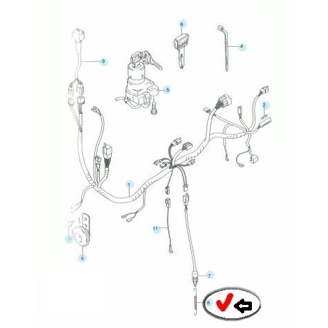 Per Switch Rem Belakang-Spring Stop Lamp Switch Suzuki Satria Fu Sgp Barang Langka