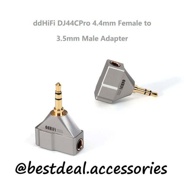 Ddhifi Dj44C Pro 3.5Mm To 4.4Mm / 4.4Mm Female To 3.5Mm Male Adapter PromoR350225A