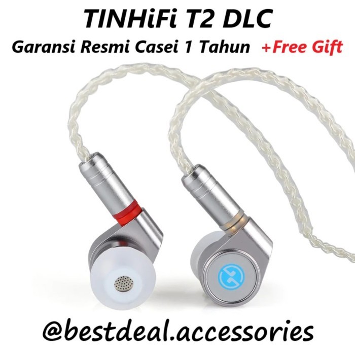 Tin Hifi T2 Dlc 2022 10Mm Dynamic Driver Iem (New Tinhifi T2 Plus) DiskonR350225A