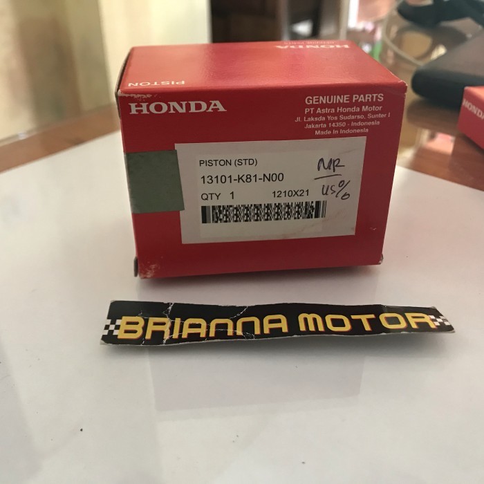 Piston Only Beat Esp - Scoopy Esp Ori Honda 13101 K81 N00 Barang Langka