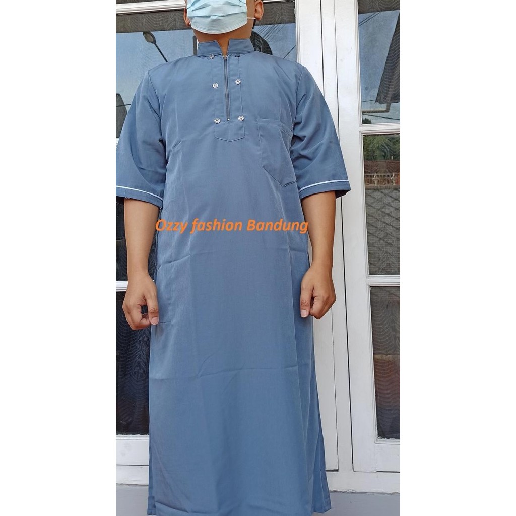 COD JUBAH GAMIS LENGAN PENDEK PRIA KEKINIAN / JUBAH GAMIS PRIA TERBARU