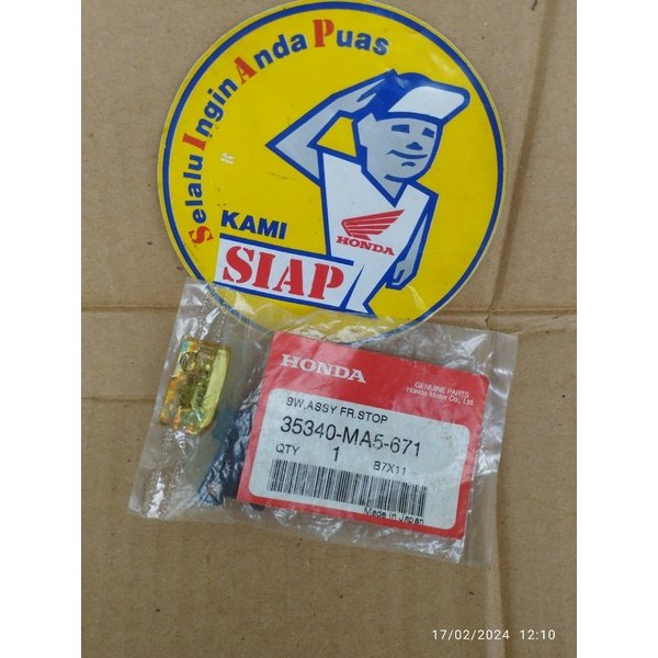 Switch Swit Rem Cakram Depan Honda Tiger2000 Tiger 2000 Lawas Lama Tilam Tilas Tiger Revo Megapro Me