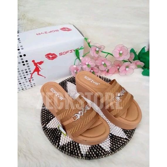 Promo Sandal Wedges Wanita Import Sofiya Murah Mantul Kekinian/Wedges Sofiya 7Cm/Wedges Sofiya Termu