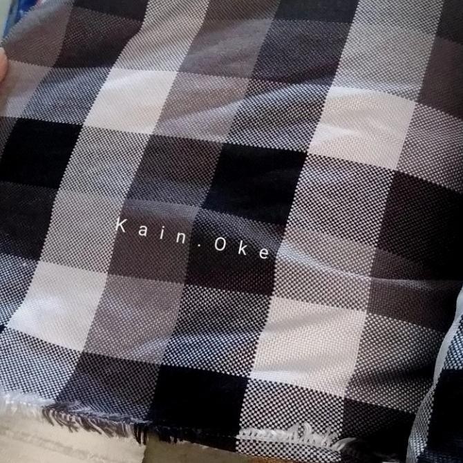 Bahan Kain Jok Mobil/Doortrim Motif Kotak Tartan