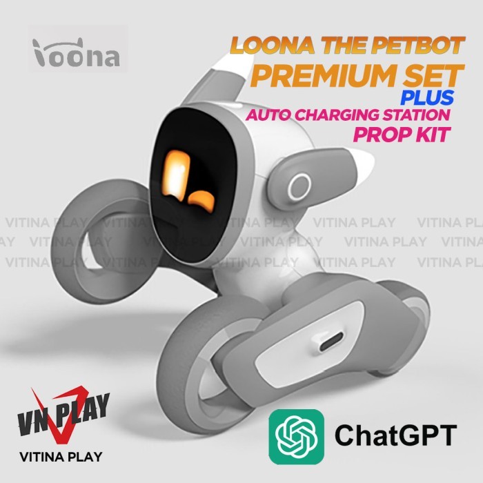 LOONA THE PETBOT AI ChatGPT Smart Dog Robot Anjing Premium Edukasi