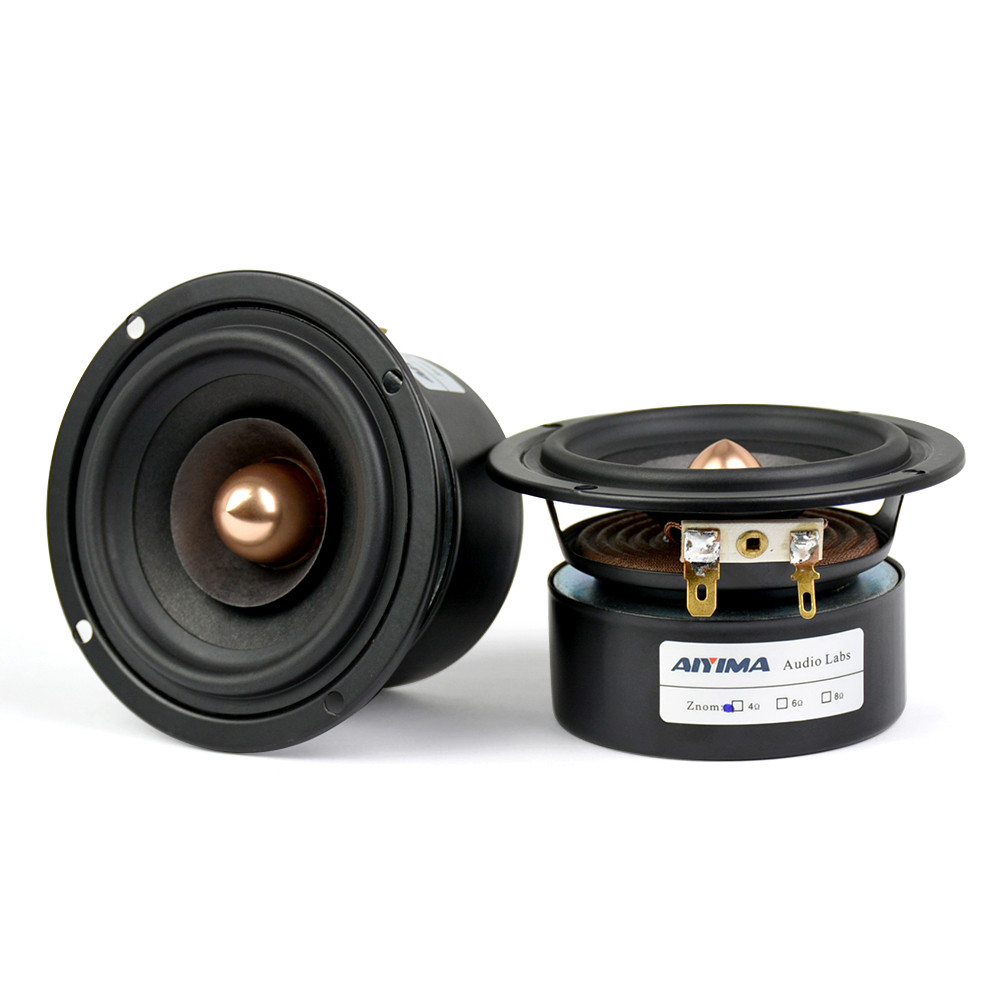 2PCS 3Inch 15W Audio Fever Full-range Speaker 4Ohm 8Ohm Full Range HIFI Treble Mediant Bass Loudspea