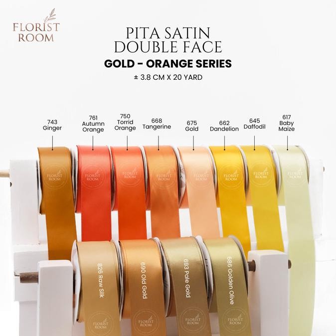 

<<<<<] Pita Satin Double Face 3.8cm x 20yard - Satin Ribbon