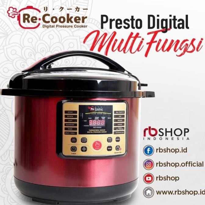 ReCooker RP128 Presto Digital Kapasitas Besar 12L MultiFungsi L21N