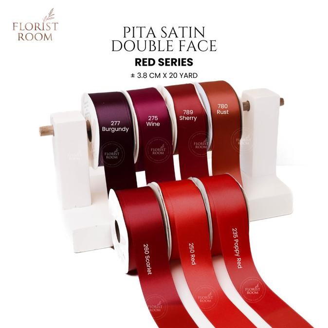 

*****] Pita Satin Double Face 3.8cm x 20yard - Ribbon