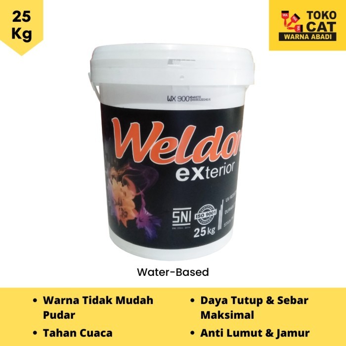 Cat Tembok Weldon Exterior 25 Kg