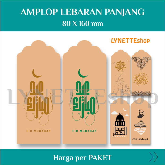 

MILIKI SEGERA LYNETTESHOP - AMPLOP THR LEBARAN KRAFT/VINTAGE SIZE PANJANG / JUMBO SNM79